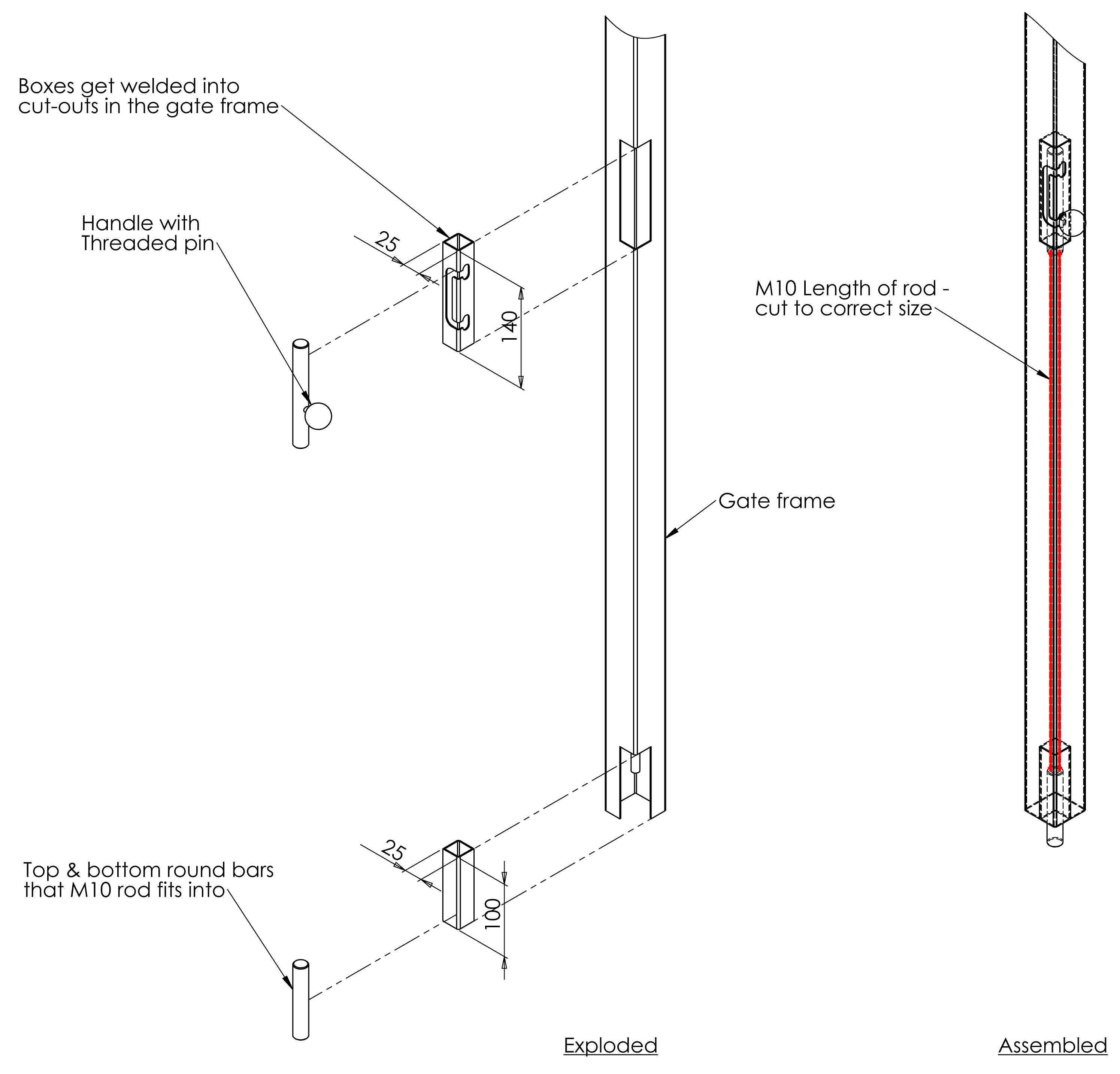 Concealed Vertical Dropbolt | Signet Locks