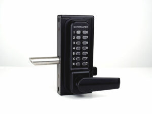 Digital keypad locks with handle and latchbolt