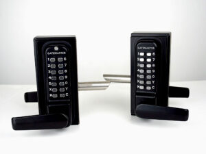 Double-sided gate lock with RapidReset code change